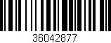 Código de barras (EAN, GTIN, SKU, ISBN): '36042877'