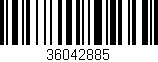 Código de barras (EAN, GTIN, SKU, ISBN): '36042885'