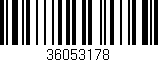 Código de barras (EAN, GTIN, SKU, ISBN): '36053178'