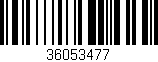 Código de barras (EAN, GTIN, SKU, ISBN): '36053477'