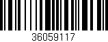 Código de barras (EAN, GTIN, SKU, ISBN): '36059117'