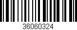Código de barras (EAN, GTIN, SKU, ISBN): '36060324'