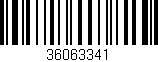 Código de barras (EAN, GTIN, SKU, ISBN): '36063341'