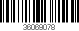 Código de barras (EAN, GTIN, SKU, ISBN): '36069078'