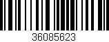 Código de barras (EAN, GTIN, SKU, ISBN): '36085623'