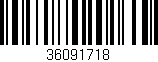 Código de barras (EAN, GTIN, SKU, ISBN): '36091718'