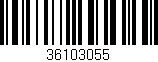 Código de barras (EAN, GTIN, SKU, ISBN): '36103055'