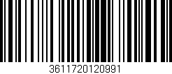 Código de barras (EAN, GTIN, SKU, ISBN): '3611720120991'