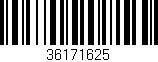 Código de barras (EAN, GTIN, SKU, ISBN): '36171625'