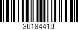 Código de barras (EAN, GTIN, SKU, ISBN): '36184410'