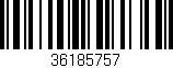 Código de barras (EAN, GTIN, SKU, ISBN): '36185757'