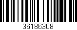 Código de barras (EAN, GTIN, SKU, ISBN): '36186308'
