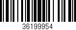Código de barras (EAN, GTIN, SKU, ISBN): '36199954'