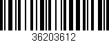 Código de barras (EAN, GTIN, SKU, ISBN): '36203612'