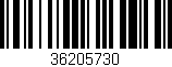 Código de barras (EAN, GTIN, SKU, ISBN): '36205730'