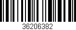 Código de barras (EAN, GTIN, SKU, ISBN): '36206382'