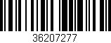Código de barras (EAN, GTIN, SKU, ISBN): '36207277'