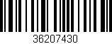Código de barras (EAN, GTIN, SKU, ISBN): '36207430'