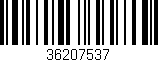 Código de barras (EAN, GTIN, SKU, ISBN): '36207537'