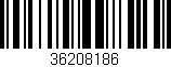 Código de barras (EAN, GTIN, SKU, ISBN): '36208186'