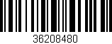 Código de barras (EAN, GTIN, SKU, ISBN): '36208480'