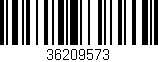 Código de barras (EAN, GTIN, SKU, ISBN): '36209573'