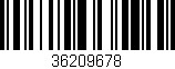 Código de barras (EAN, GTIN, SKU, ISBN): '36209678'