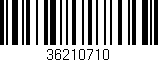 Código de barras (EAN, GTIN, SKU, ISBN): '36210710'