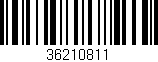 Código de barras (EAN, GTIN, SKU, ISBN): '36210811'