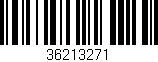 Código de barras (EAN, GTIN, SKU, ISBN): '36213271'