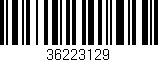 Código de barras (EAN, GTIN, SKU, ISBN): '36223129'