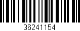 Código de barras (EAN, GTIN, SKU, ISBN): '36241154'