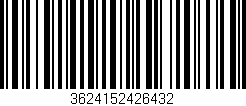 Código de barras (EAN, GTIN, SKU, ISBN): '3624152426432'