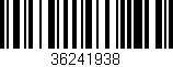 Código de barras (EAN, GTIN, SKU, ISBN): '36241938'