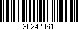 Código de barras (EAN, GTIN, SKU, ISBN): '36242061'