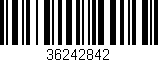 Código de barras (EAN, GTIN, SKU, ISBN): '36242842'
