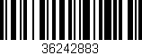 Código de barras (EAN, GTIN, SKU, ISBN): '36242883'
