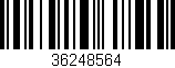 Código de barras (EAN, GTIN, SKU, ISBN): '36248564'