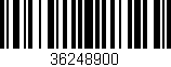 Código de barras (EAN, GTIN, SKU, ISBN): '36248900'