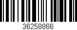 Código de barras (EAN, GTIN, SKU, ISBN): '36258866'