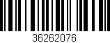 Código de barras (EAN, GTIN, SKU, ISBN): '36262076'