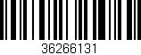 Código de barras (EAN, GTIN, SKU, ISBN): '36266131'