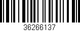Código de barras (EAN, GTIN, SKU, ISBN): '36266137'
