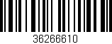 Código de barras (EAN, GTIN, SKU, ISBN): '36266610'