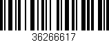 Código de barras (EAN, GTIN, SKU, ISBN): '36266617'