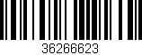 Código de barras (EAN, GTIN, SKU, ISBN): '36266623'
