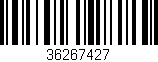 Código de barras (EAN, GTIN, SKU, ISBN): '36267427'