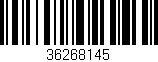Código de barras (EAN, GTIN, SKU, ISBN): '36268145'