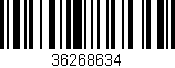 Código de barras (EAN, GTIN, SKU, ISBN): '36268634'