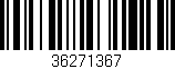 Código de barras (EAN, GTIN, SKU, ISBN): '36271367'